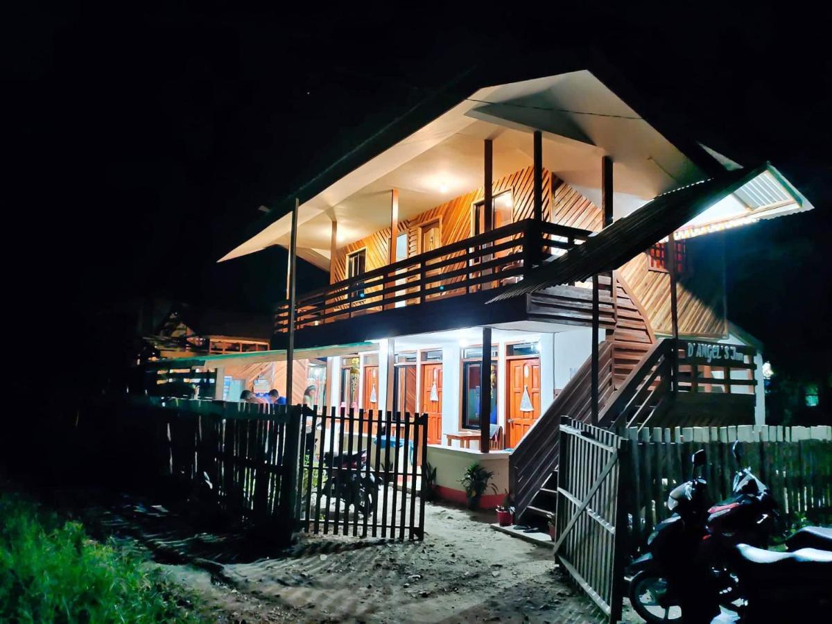 D' Angels Inn, Port Barton سان فيسنتي المظهر الخارجي الصورة